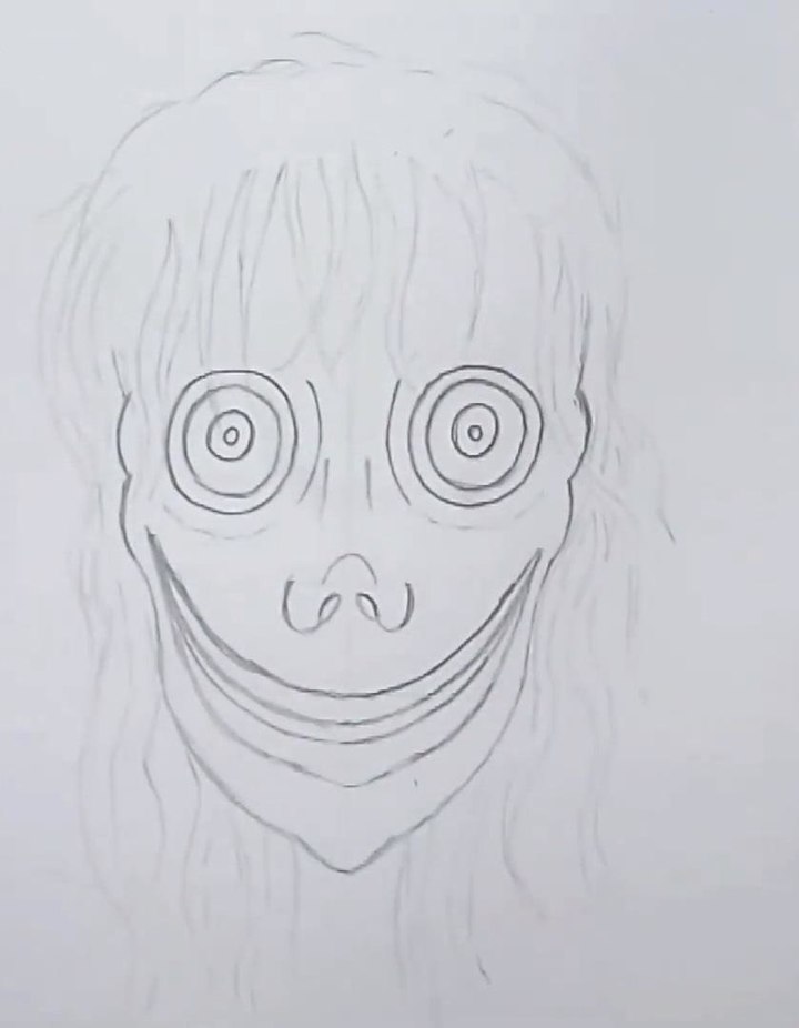 How to draw momo scary story s Ảnh chụp màn hình trò chơi