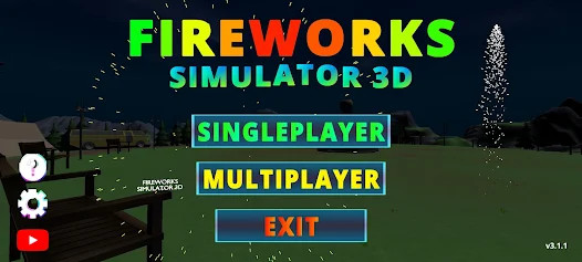 Fireworks Simulator 3D(لا اعلانات) screenshot image 2