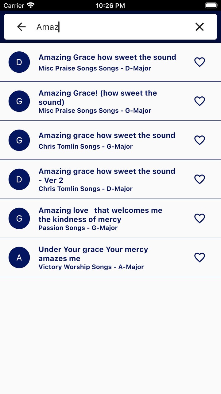 Christian Song Chords