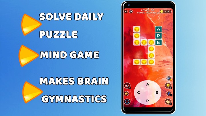 Wow English Word Puzzle Game_modkill.com