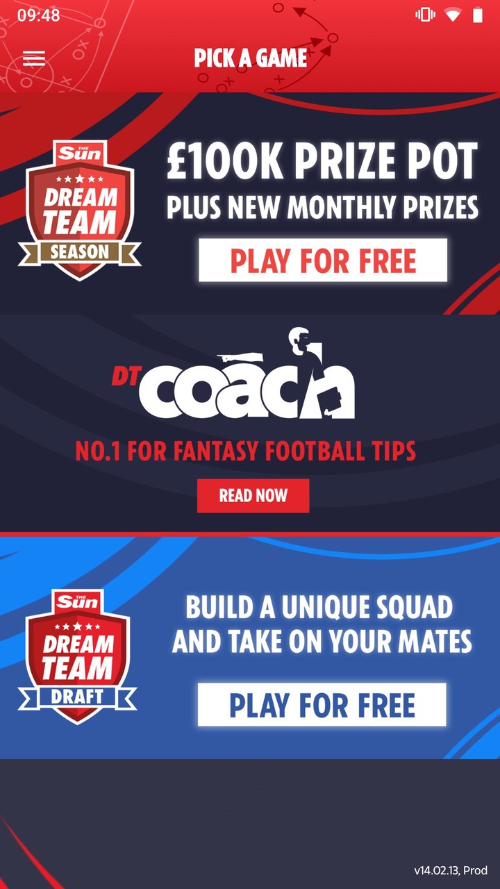 Dream Team Fantasy Football_playmod.games