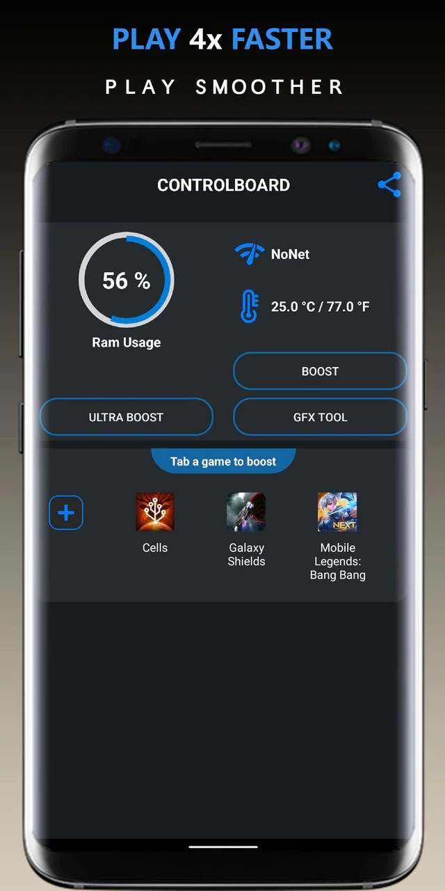 Download Game Booster 4x Power Lag Fix MOD APK v92 for Android