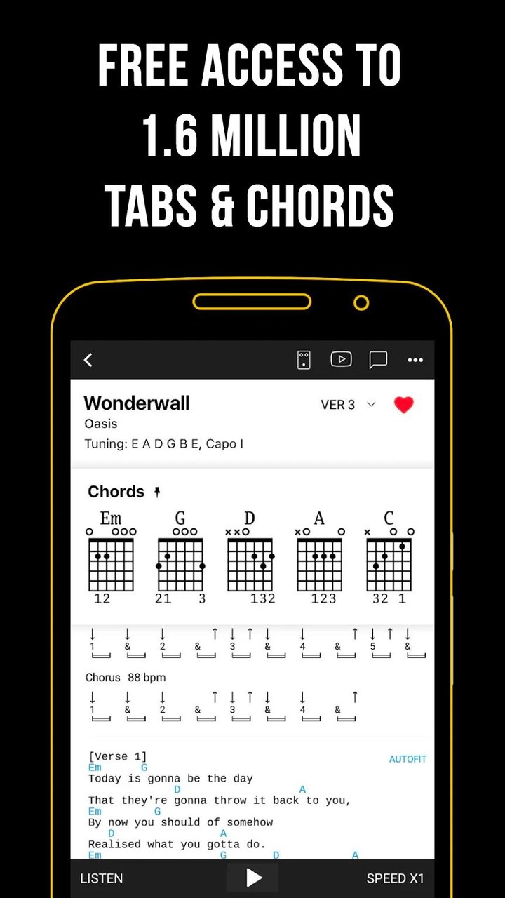 Ultimate Guitar: Chords & Tabs(Paid Content Unlocked)_playmod.games