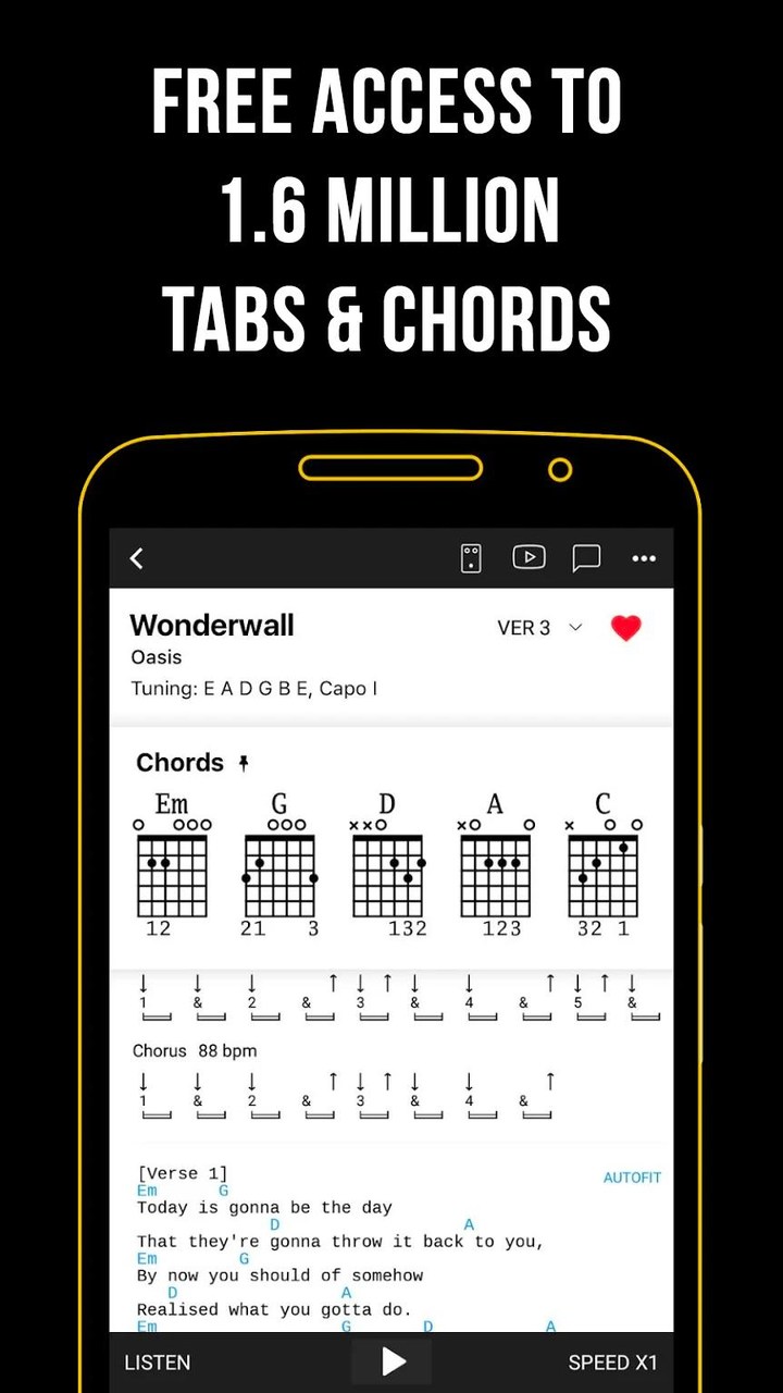 Ultimate Guitar: Chords & Tabs(Paid Content Unlocked)_playmods.games