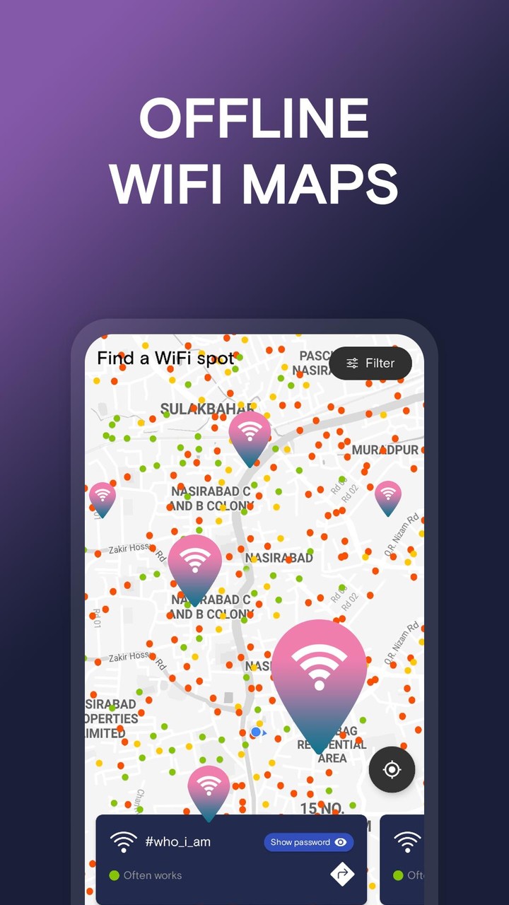 WiFi Passwords: Instabridge_modkill.com
