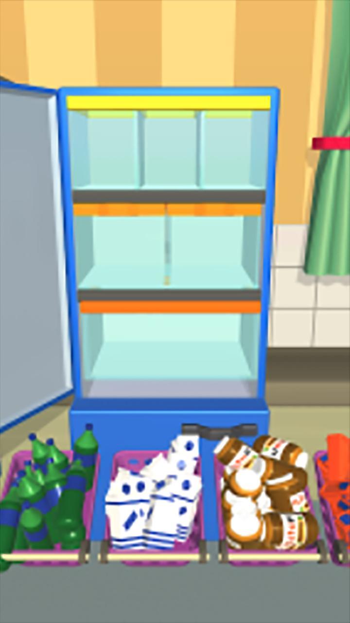 装满冰箱3D：冰箱陳列分類整理遊戲‏