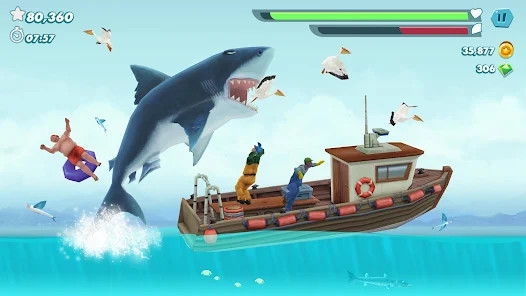 Hungry Shark Evolution(lots of gold coins) screenshot image 12
