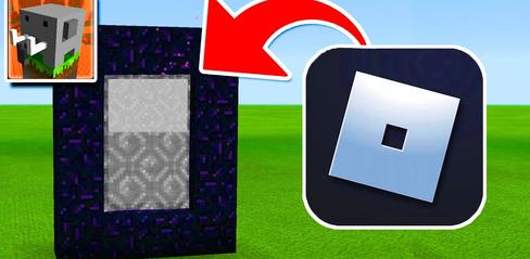 How To Make a PORTAL to The ROBLOX Dimension in Craftsman: Building Craft - playmods.net