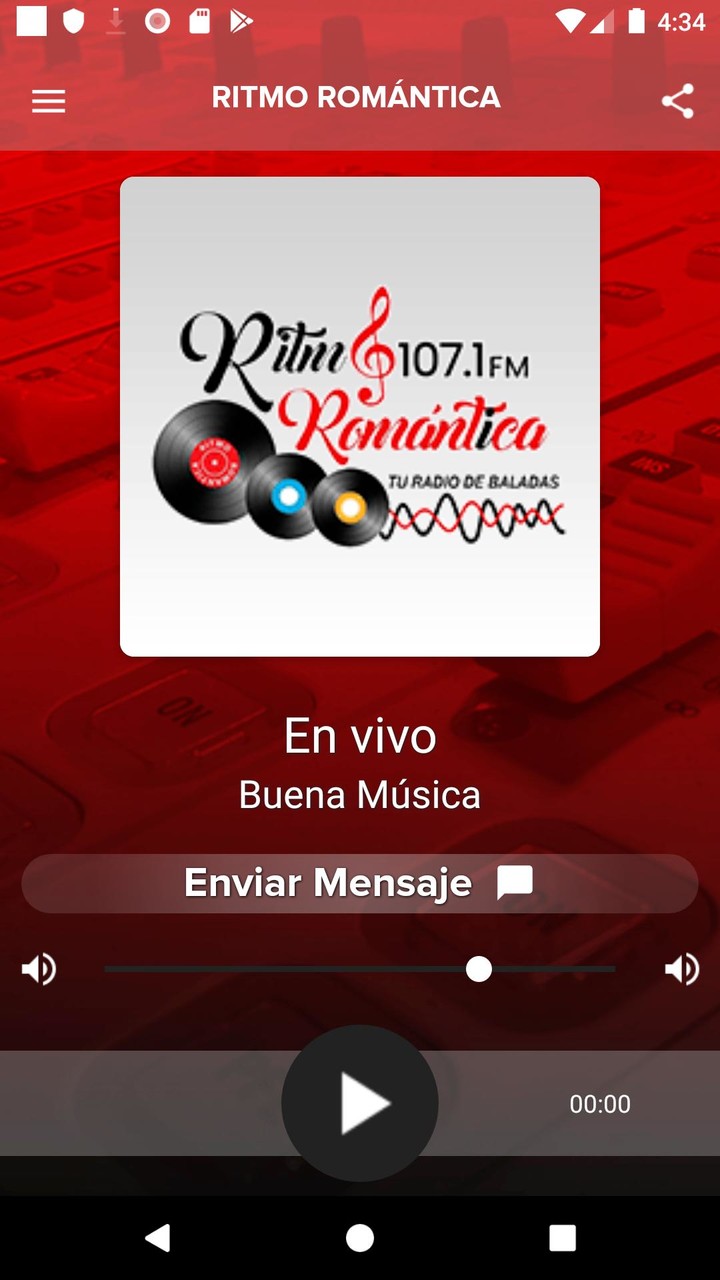 Ritmo romántica 107.1 FM México