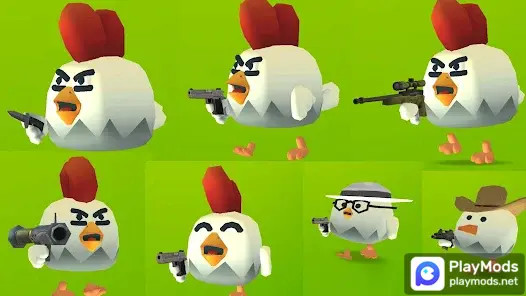 Chicken Gun(Unlimited Money) screenshot image 1_playmod.games
