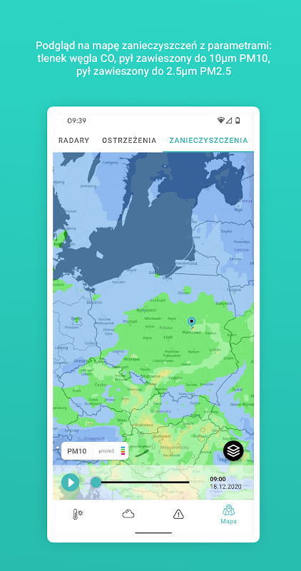 Meteo IMGW Prognoza dla Polski‏