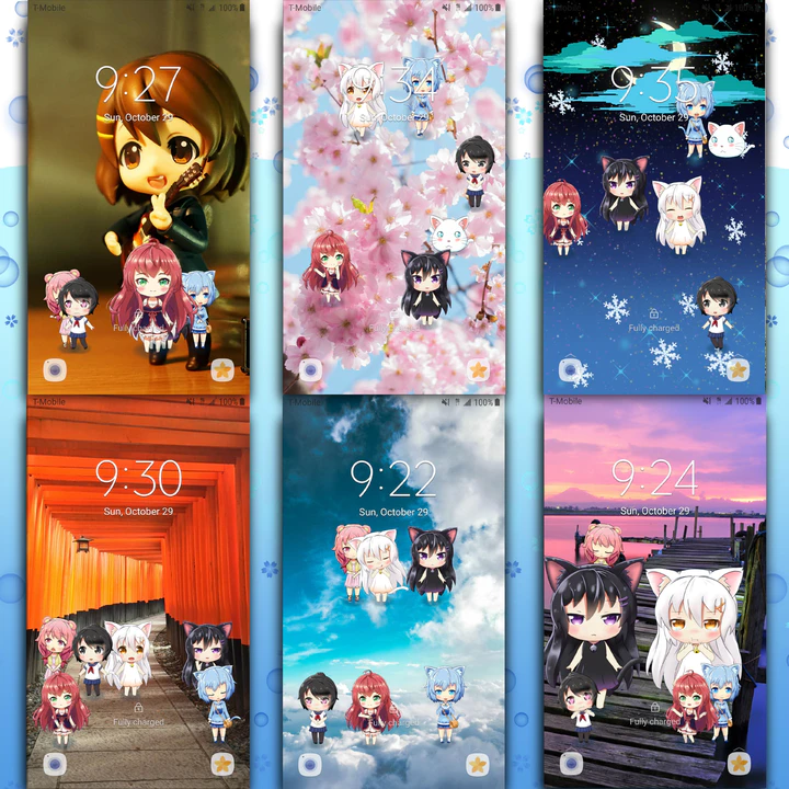 Anime Girl Lonely Night City Live Wallpaper - WallpaperWaifu