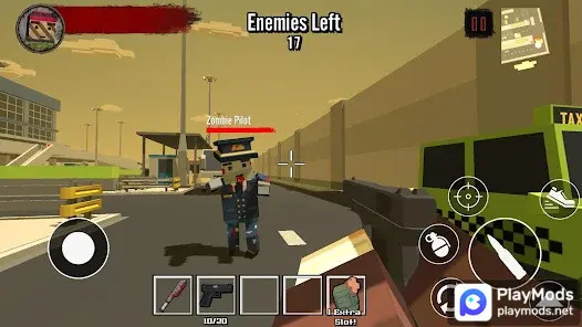 Blocky Zombie Survival 2‏(لا اعلانات) screenshot image 3