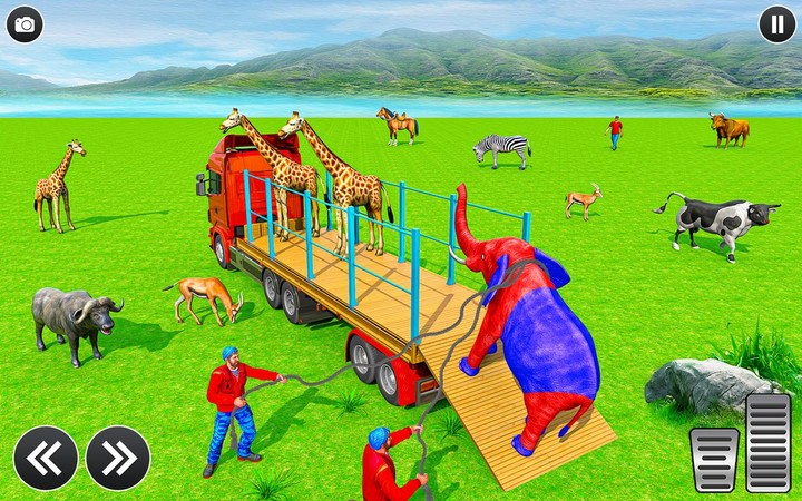 Wild Animals Transporter Truck Ảnh chụp màn hình trò chơi