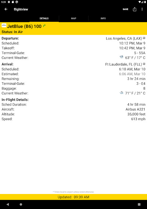 FlightView: Free Flight Tracker – Plane Finder