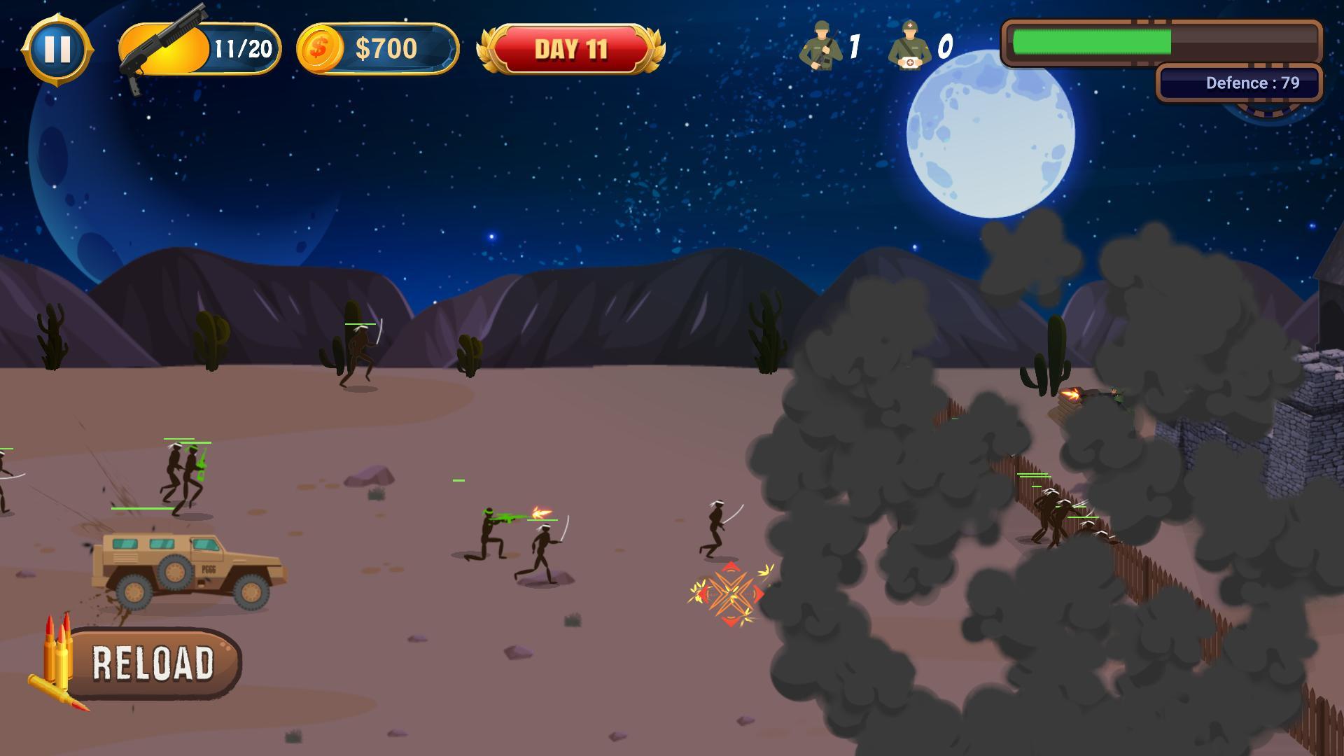 Stickman : Castle Defence_playmods.net