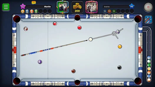 8 Ball Pool(menu cài sẵn) screenshot image 3 Ảnh chụp màn hình trò chơi