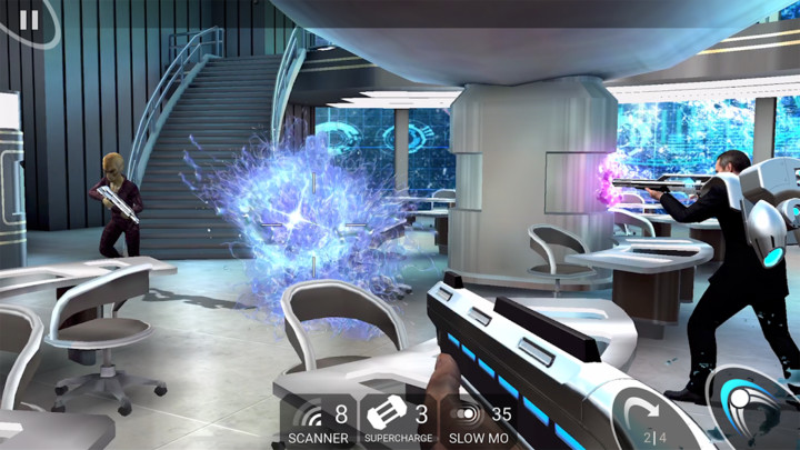 MIB: Galaxy Defenders Free 3D Alien Gun Shooter(عصري) screenshot image 2