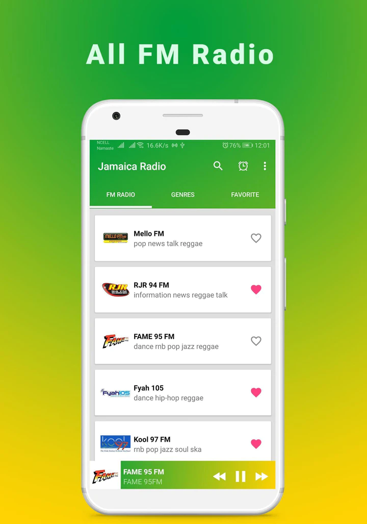 Download Jamaica Radio - Online FM MOD APK  for Android