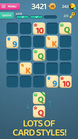 Cards Up!(Mod APK) screenshot image 2_playmods.net