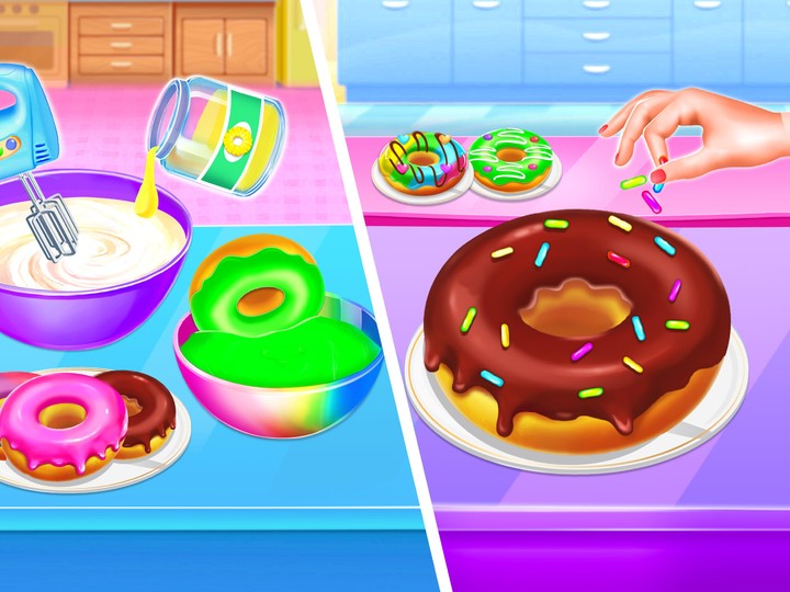 Donut Maker Bakery Chef Games_playmods.games