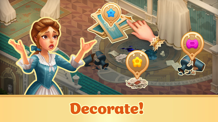 Storyngton Hall: Design Games, Match 3 in a Row(Unlimited Money)_modkill.com