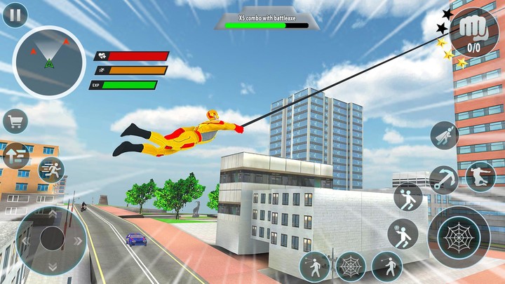 Police Robot Rope Hero Game 3d Ảnh chụp màn hình trò chơi