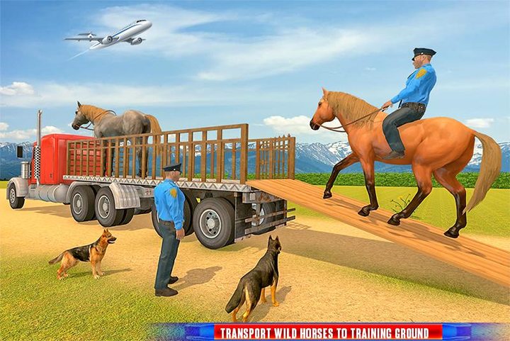 Police Dog & Horse Transport Ảnh chụp màn hình trò chơi
