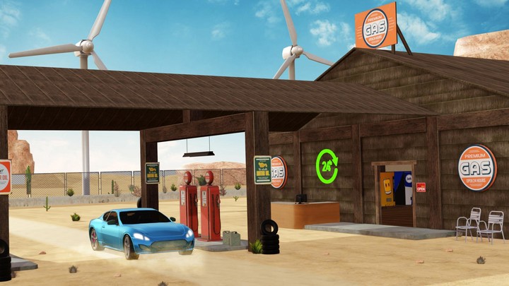 Gas Station Junk Yard Idle Gam_playmod.games
