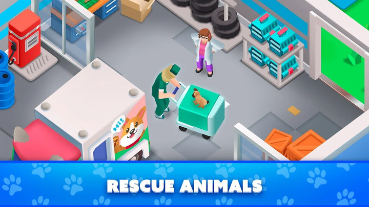Pet Rescue Empire Tycoon—Game(tiền không giới hạn) screenshot image 4 Ảnh chụp màn hình trò chơi