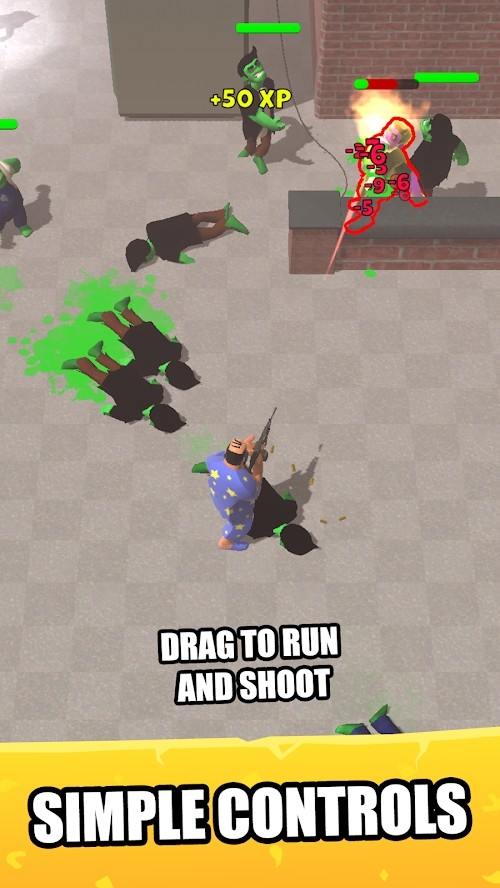 Zombie destruction battle (built-in menu)_playmods.net