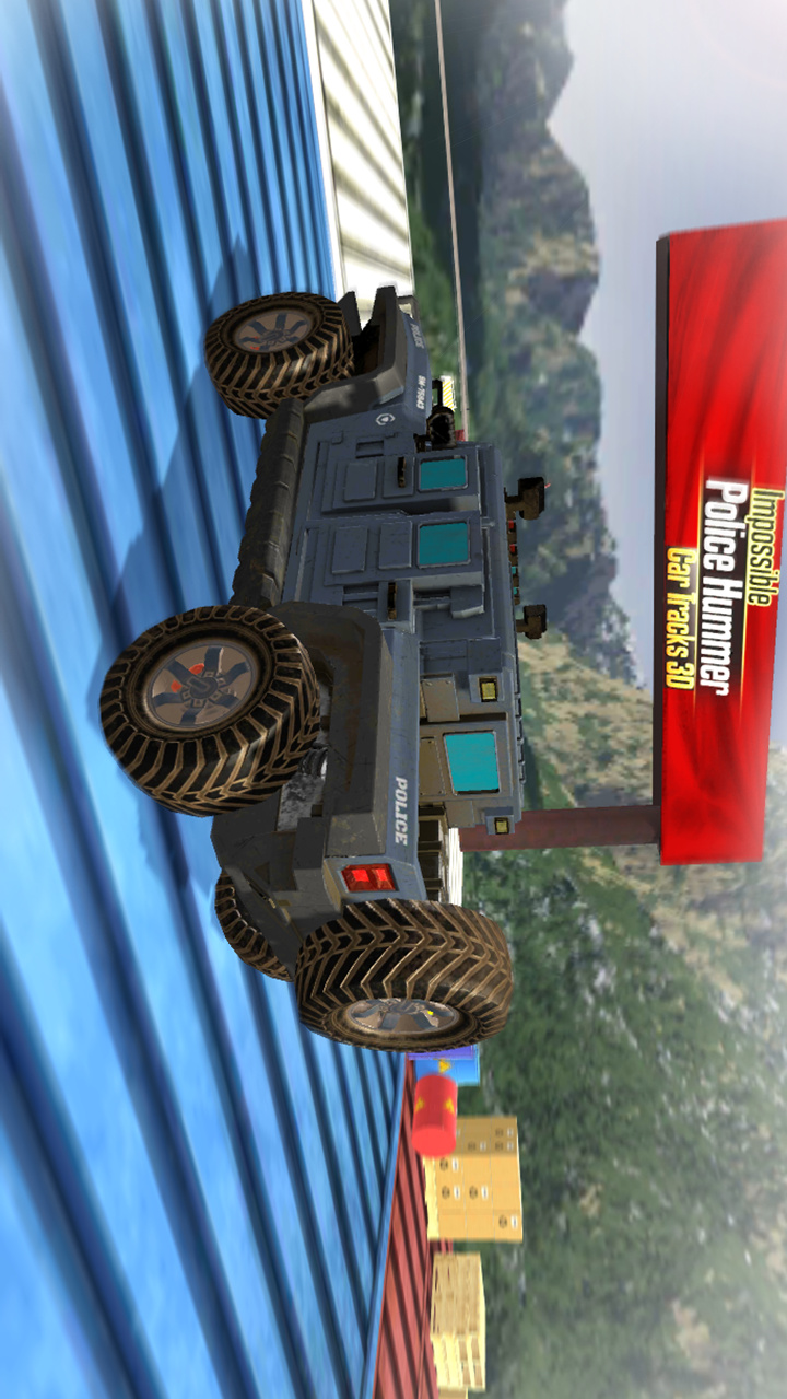 Impossible Police Hummer Car3D