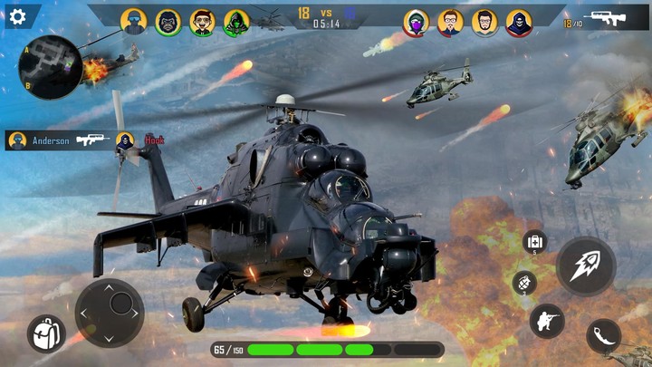 Gunship Air Combat Skyfighter_playmod.games