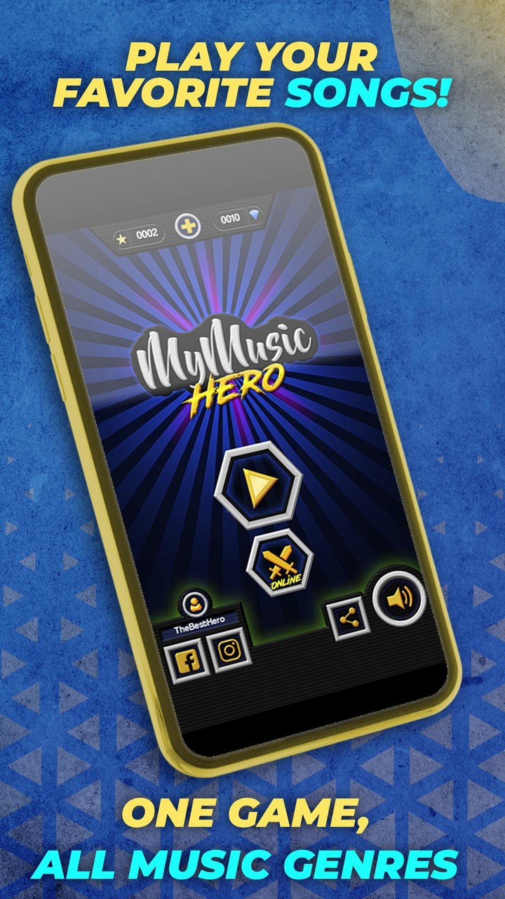 Guitar Music Hero: Music Game‏