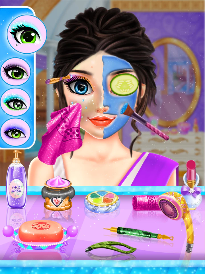 Model Face Makeup Games Saubhaya Makeup