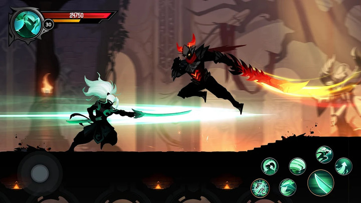 Shadow Knight: Ninja Đánh Nhau(Sự bất tử) screenshot image 1 Ảnh chụp màn hình trò chơi