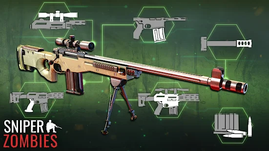 Sniper Zombies: Offline Shooting Games 3D(Unlimited currencies.) Game screenshot  6
