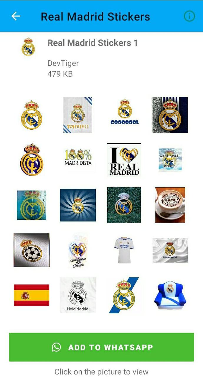 Real Madrid Stickers