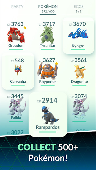 Pokémon GO(Hướng tới Menu) screenshot image 3 Ảnh chụp màn hình trò chơi