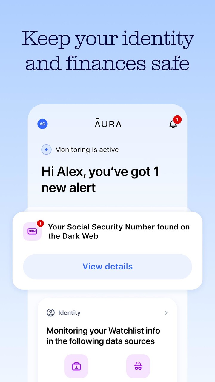Aura: Your Digital Security Ảnh chụp màn hình trò chơi