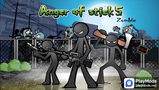 Anger of stick 5 : zombie Mod(Unlimited Currency) screenshot image 2_playmod.games