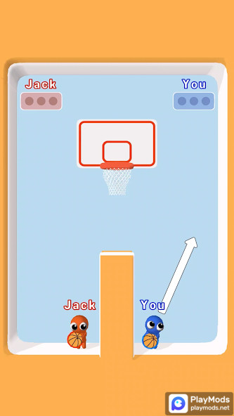 Basket Battle(Ad-free and rewarded) screenshot image 1_playmod.games