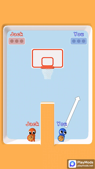 Basket Battle(Ad-free and rewarded) screenshot image 1_playmods.games