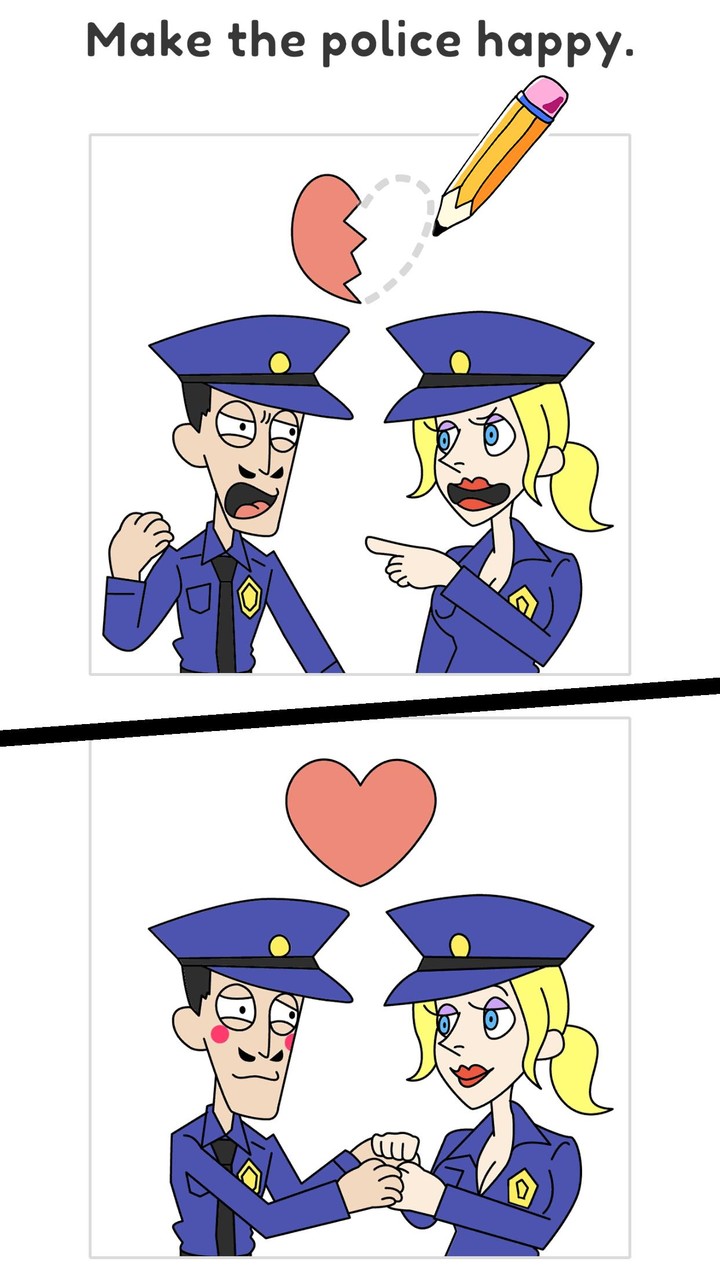 Draw Happy Police - Draw Games_playmods.net