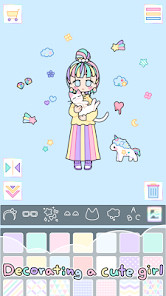 Pastel Girl : Dress Up Game(تسوق مجاني) screenshot image 2