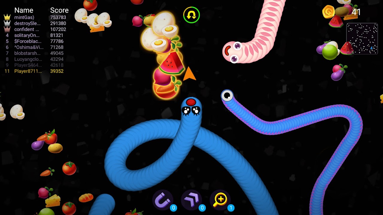Snake Battle: Worm Snake Game_playmods.net