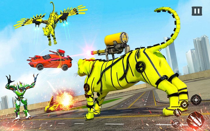 Panther Robot Transform Car