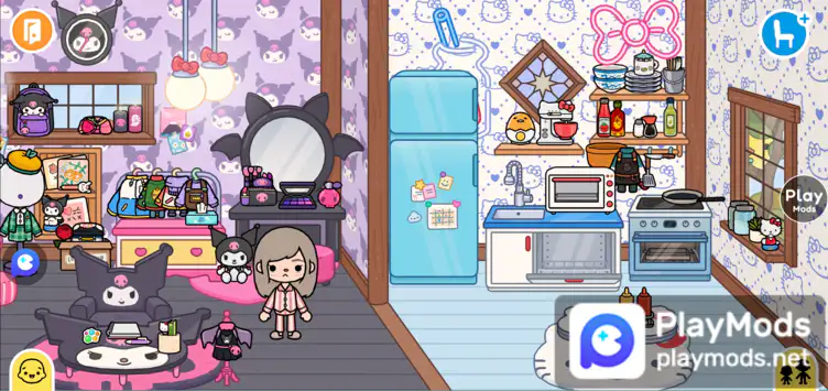 HOW TO DOWNLOAD TOCA BOCA MOD VER. 1.39.2  Hello kitty and Friends  Furniture Pack 🌸 