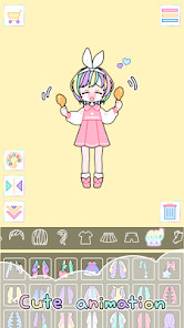 Pastel Girl : Dress Up Game(تسوق مجاني) screenshot image 4