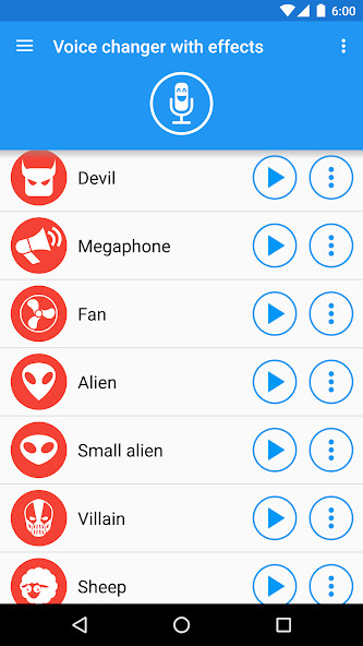 Voice changer with effects(Premium) screenshot image 4